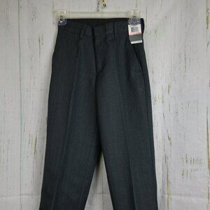 Perry Ellis Portfolio Boys Dark Blue Dress Pants Flat Front, Size 10 Regular